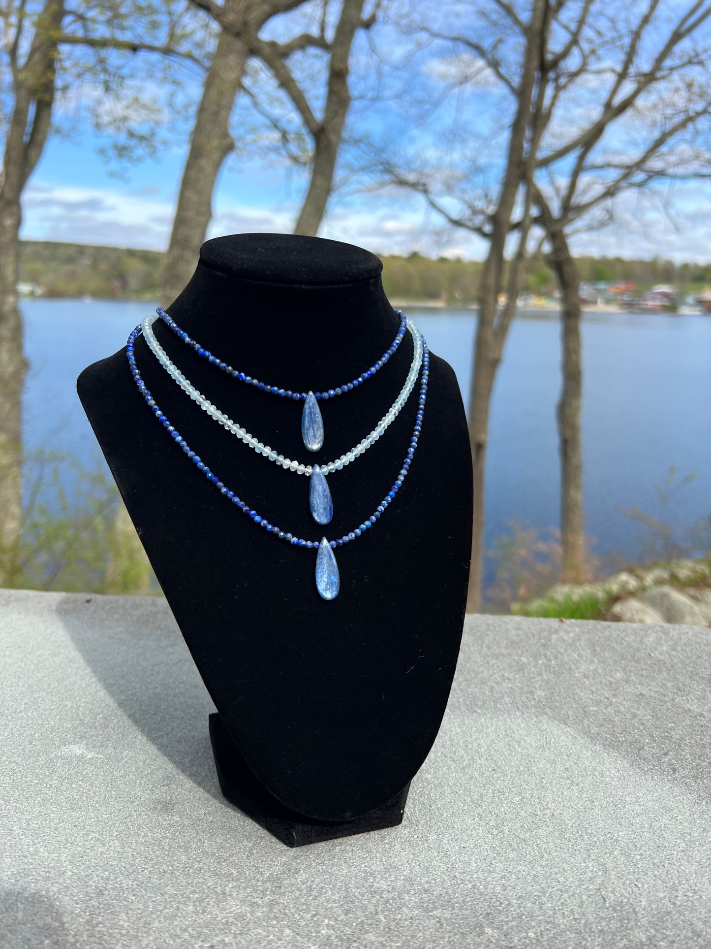 Lapis Lazuli & Blue Kyanite Necklace