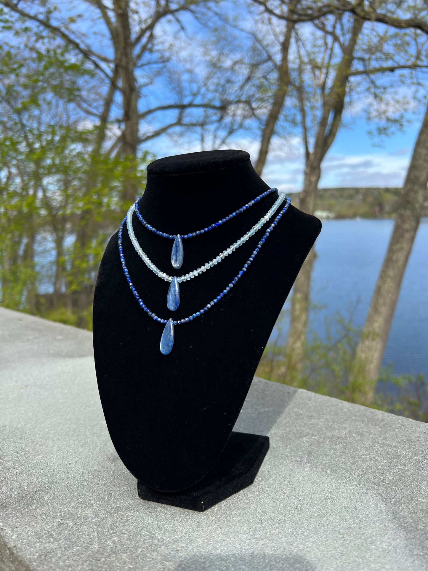 Lapis Lazuli & Blue Kyanite Necklace