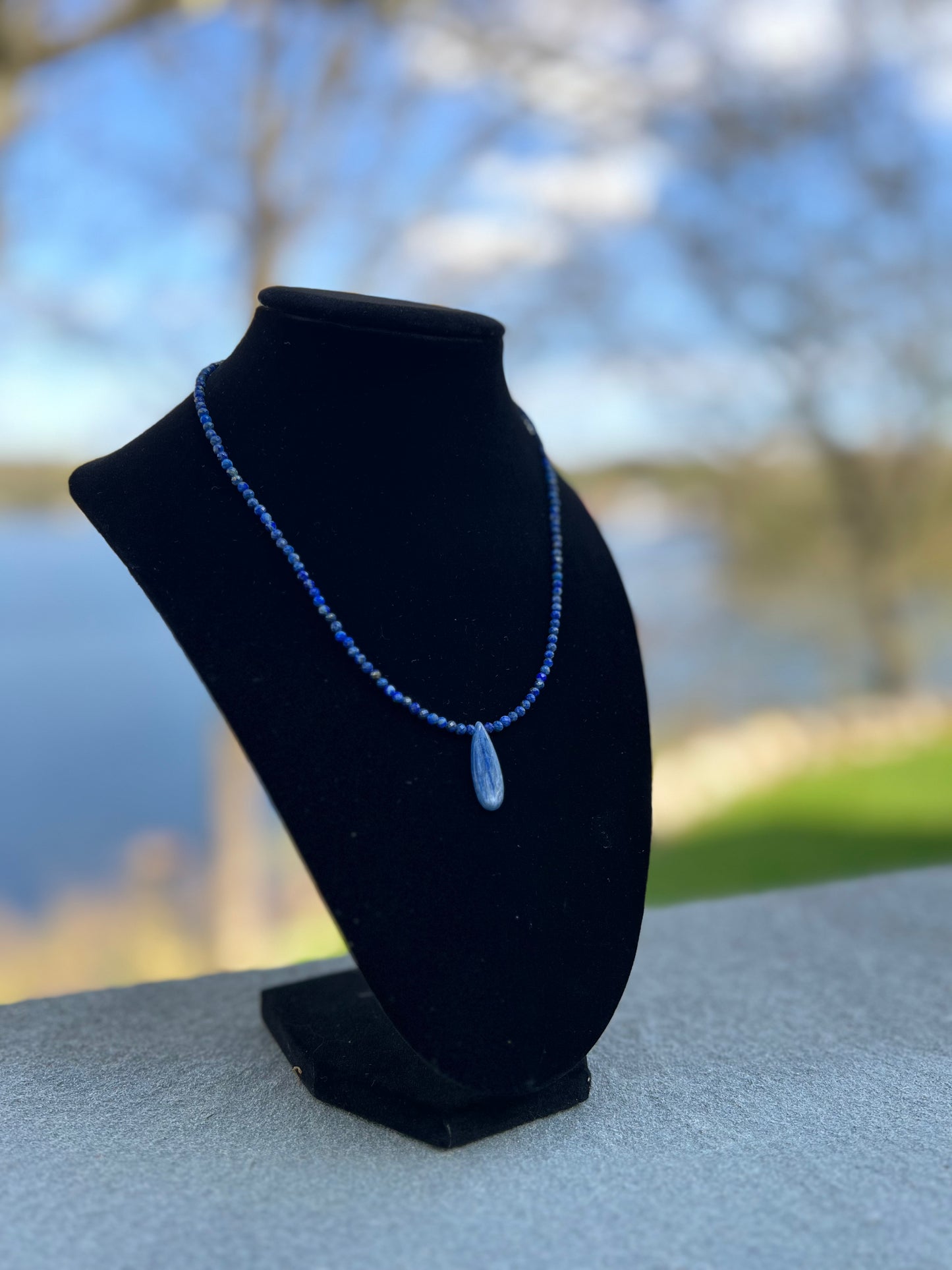 Lapis Lazuli & Blue Kyanite Necklace