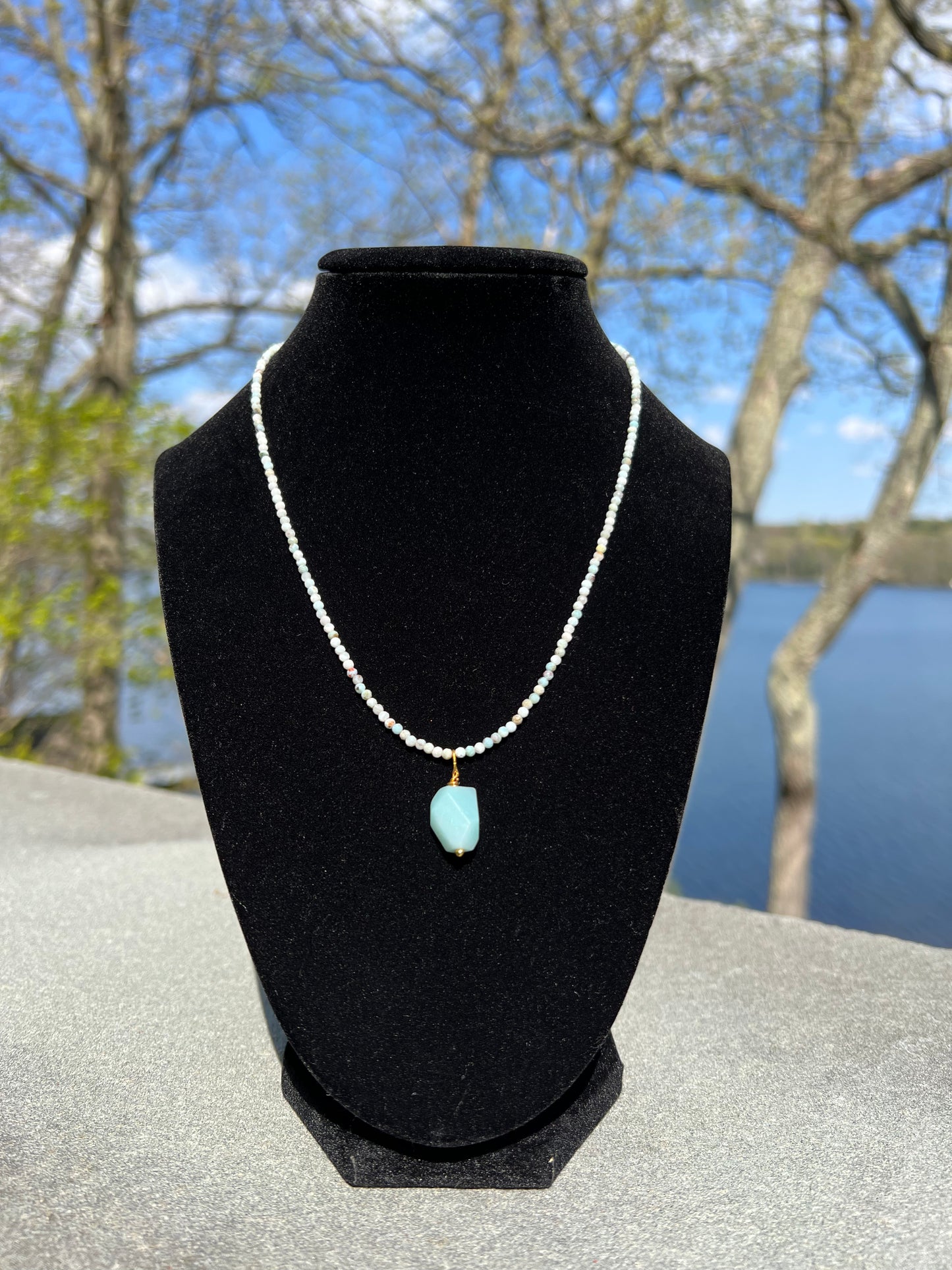 Larimar & Amazonite Necklace