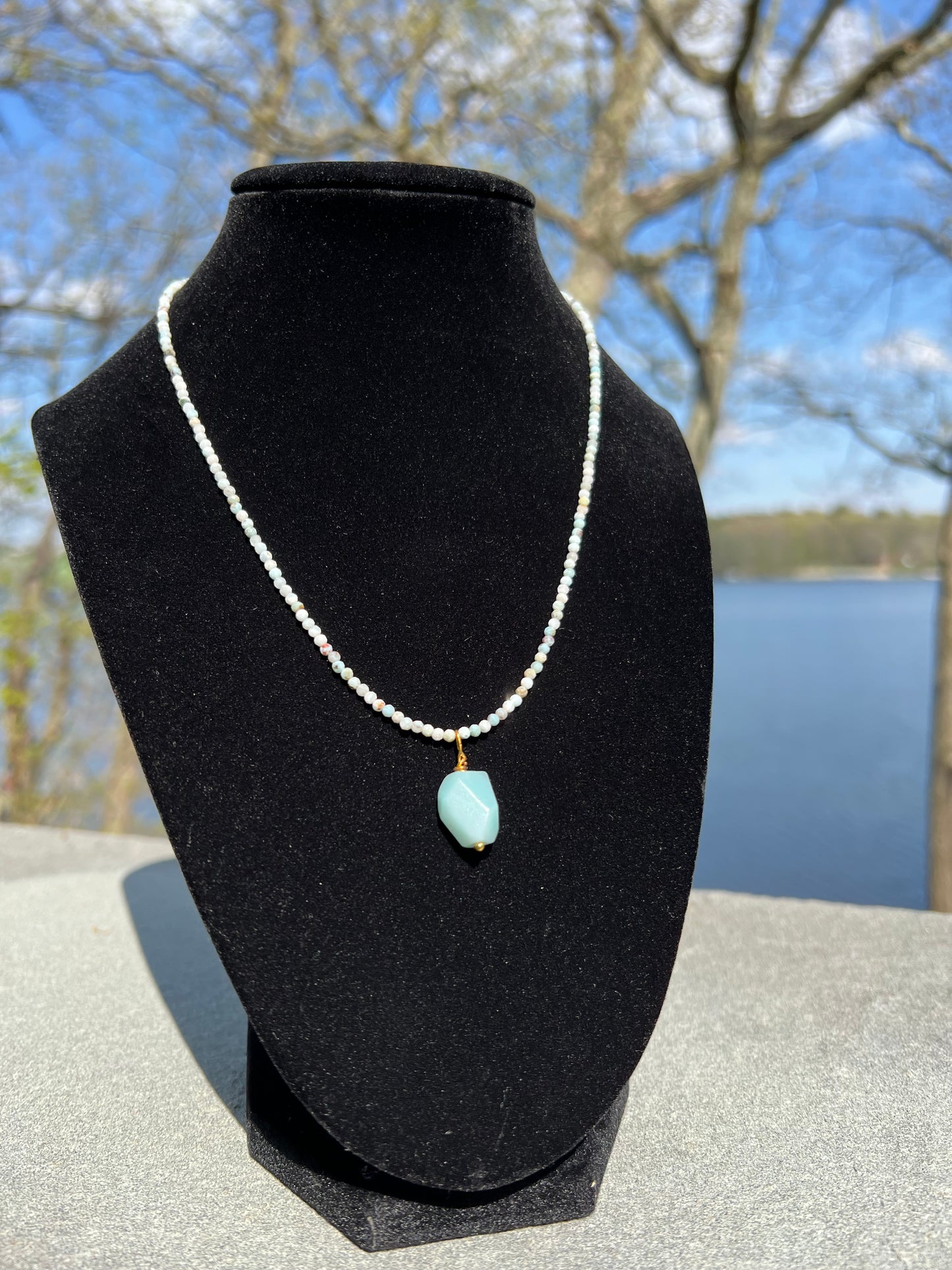 Larimar & Amazonite Necklace