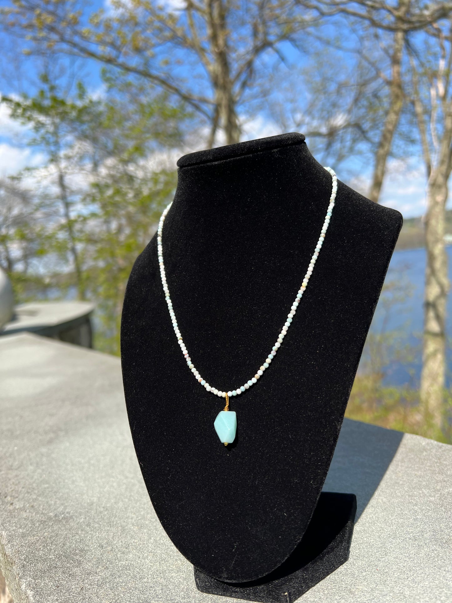 Larimar & Amazonite Necklace