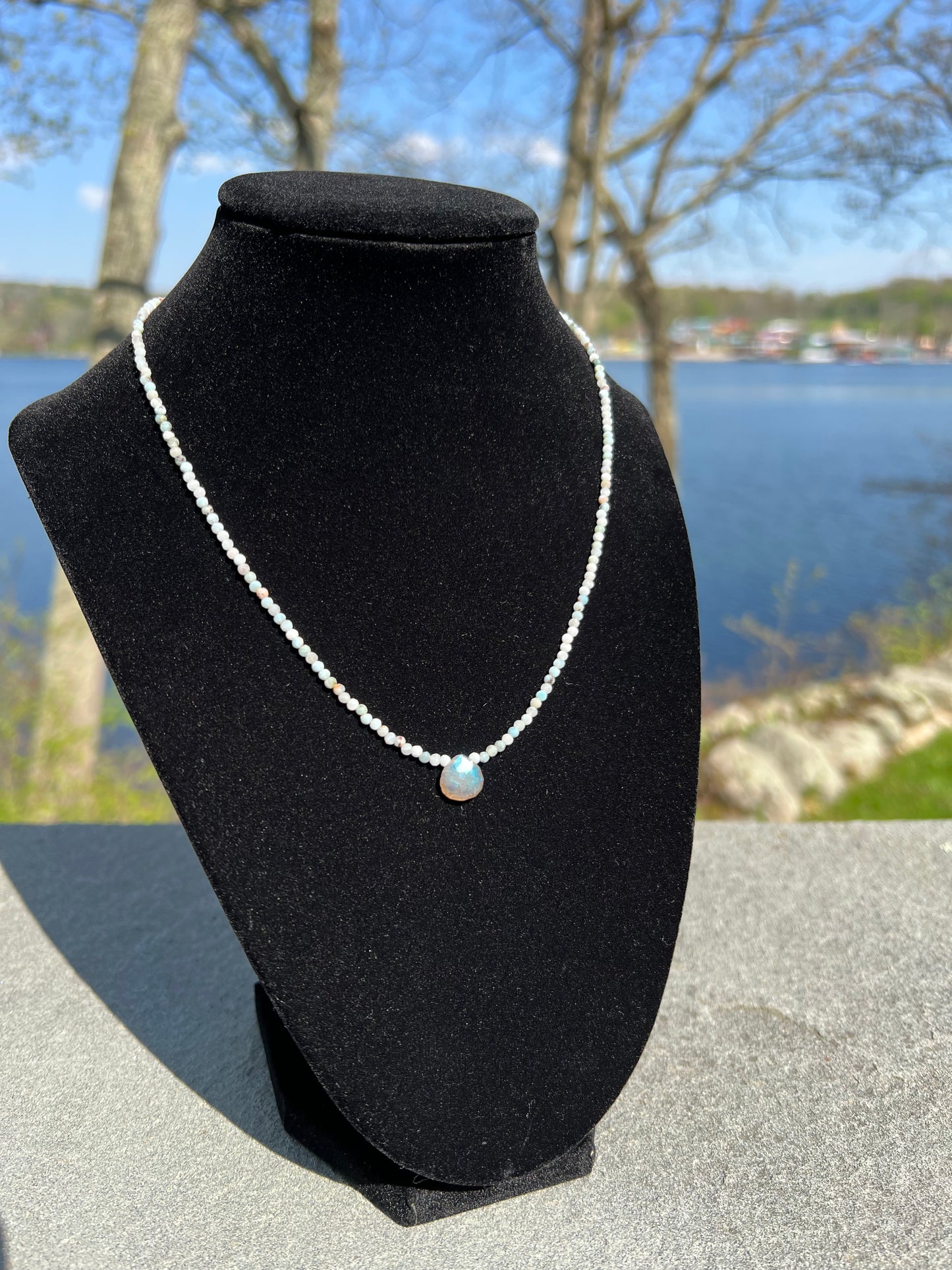 Larimar & Labradorite Necklace