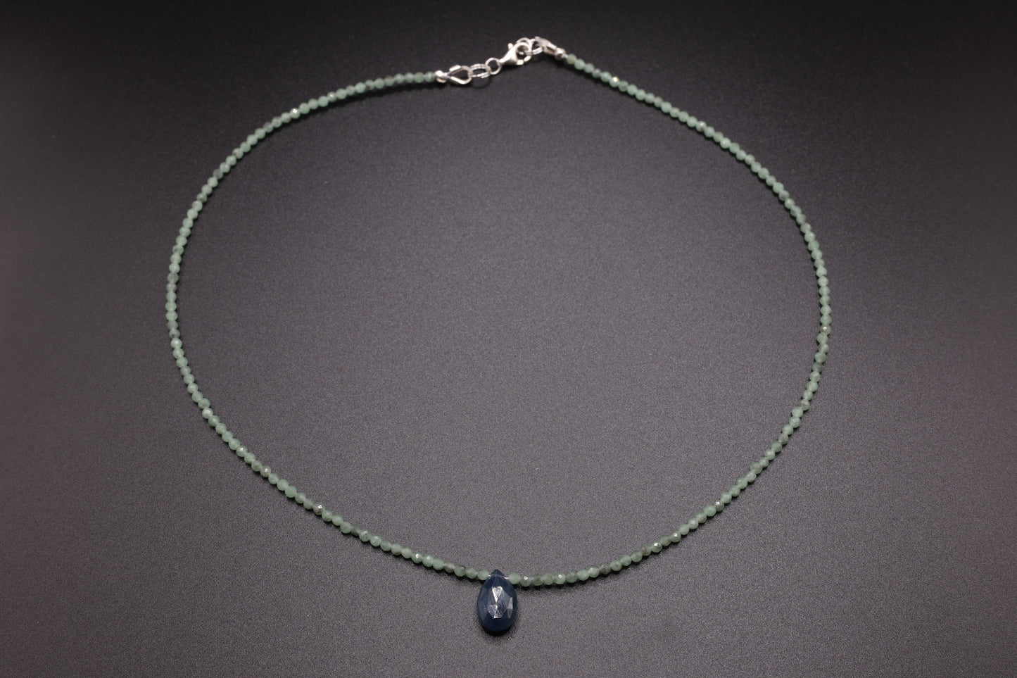 Jade & Sapphire Necklace