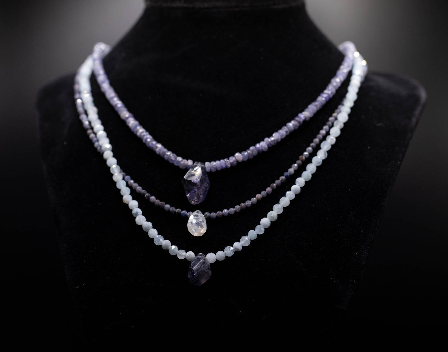 Tanzanite & Iolite Necklace